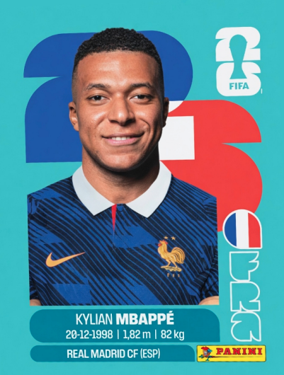 Cromo Kylian Mbappé